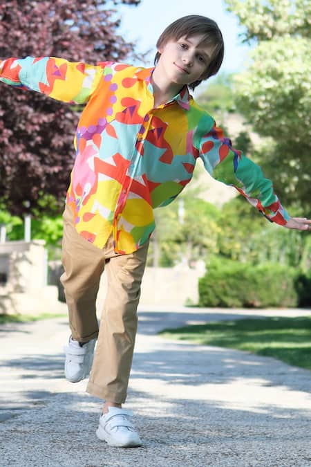 Anaario Splash Print Shirt 