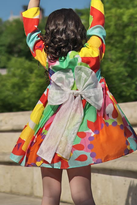 Anaario Splash Print Dress 