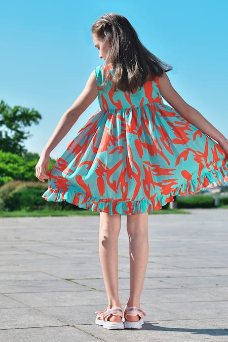 Anaario Organic Cotton Printed Dress 