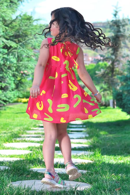 Anaario Organic Cotton Swirl Print Dress 