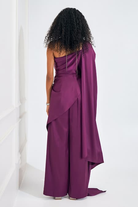 NA-KA Flare Trail Side Top With Pant 