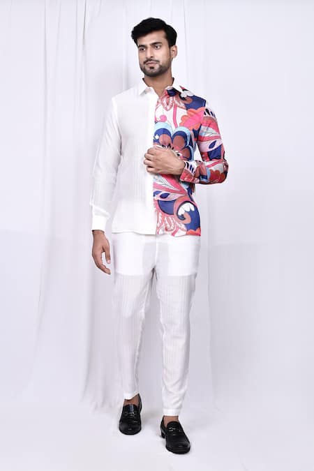 Arihant Rai Sinha Floral Print Shirt & Pant Set 