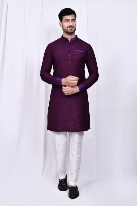 Arihant Rai Sinha Plain Kurta & Pant Set 