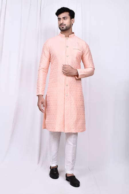 Arihant Rai Sinha Chevron Print Kurta & Pant Set 