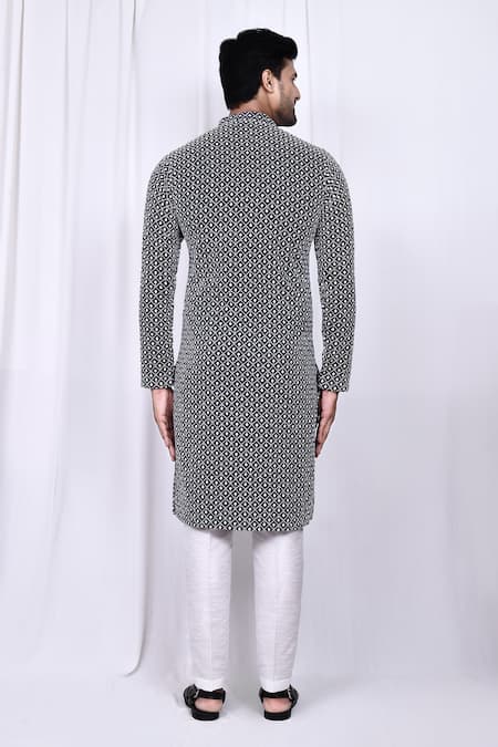 Arihant Rai Sinha Thread Embroidered Kurta & Pant Set 