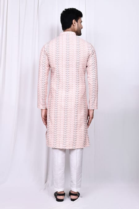 Arihant Rai Sinha Geometric Print Kurta & Pant Set 