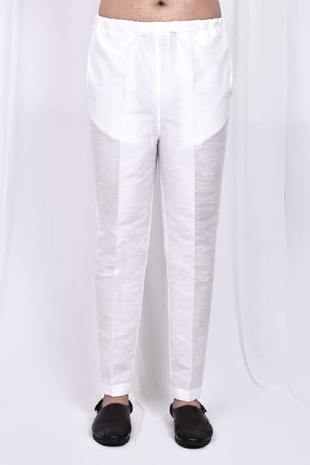 Arihant Rai Sinha_Multi Color Silk, Cotton Geometric Print Kurta And Pant Set _Online_at_Aza_Fashions