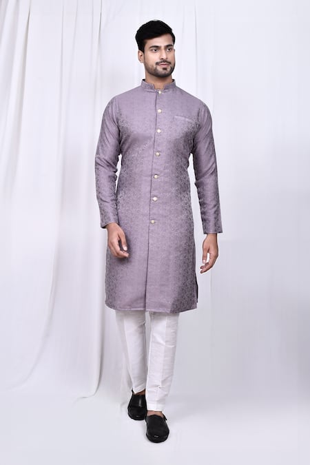 Arihant Rai Sinha Gul Woven Kurta With Pant 