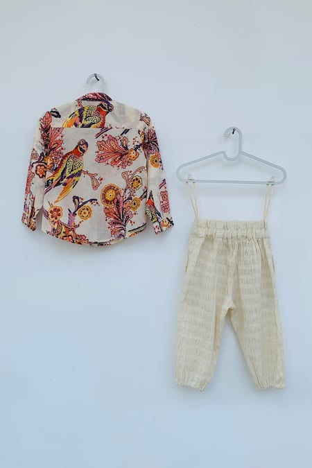 Orcr Garden Print Shirt & Pant Set 