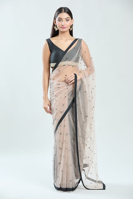 Priti Sahni Salli Work Saree With Blouse 