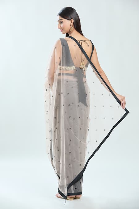 Priti Sahni Salli Work Saree With Blouse 