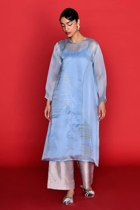 FEBo6 Native Thread Detailed Kurta 