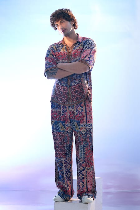 Nikita Mhaisalkar x AZA Fleur Carpet Print Shirt With Pant 