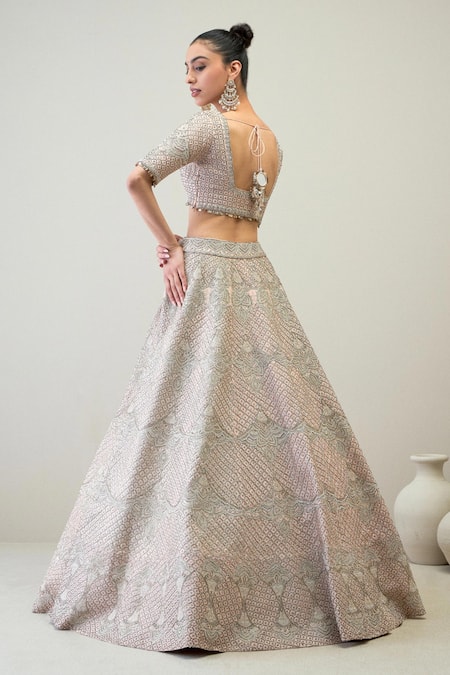 Ridhimaa Gupta Jamna Embroidered Lehenga Set 