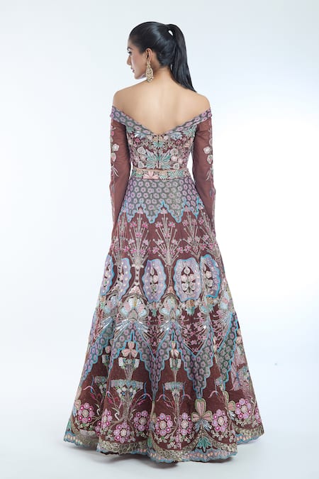 Aisha Rao Trencadis Embellished Lehenga Set 