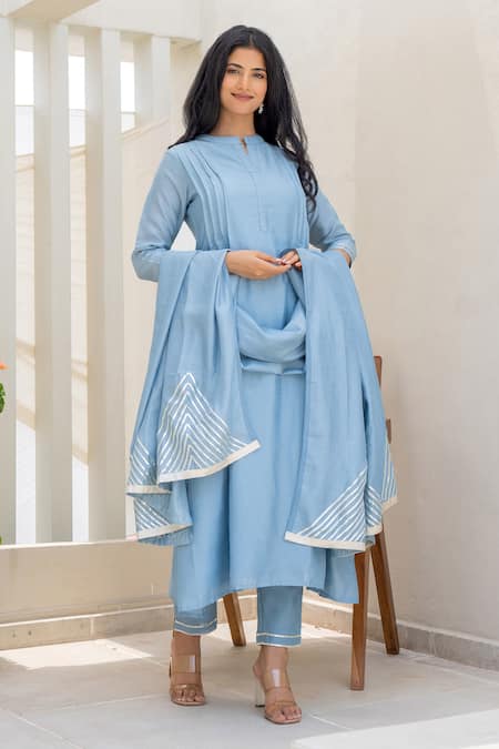 SUTI KAPDA Straight Plain Kurta & Pant Set 