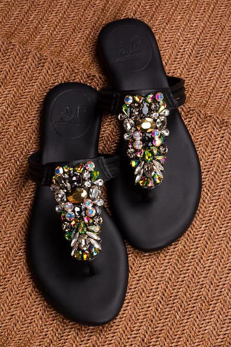 PHENOMINAAL Kaleidoscope Hand Embroidered Sandals 