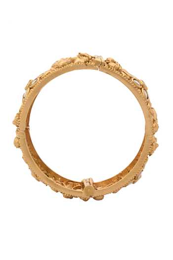 Nazaakat By Samara Singh Gold Plated Stones Carved Bride Jadau Bangles-Set of 2 at Aza Fashions Nazaakat By Samara Singh_Gold Plated Stones Carved Bride Jadau Bangles-Set of 2 _at_Aza_Fashions