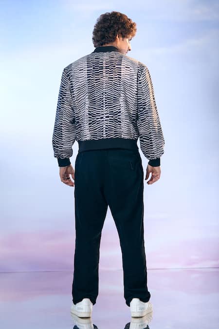 Nikita Mhaisalkar X AZA Byzantine Print Bomber Jacket 