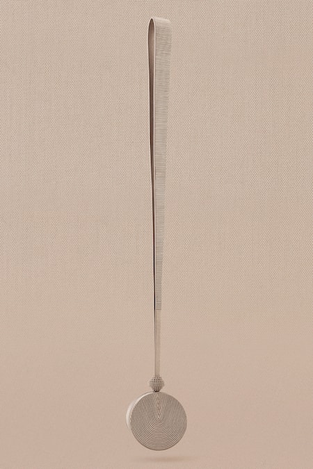 Shop_Ampm_Silver Linea Metallic Round Sling Bag _Online_at_Aza_Fashions