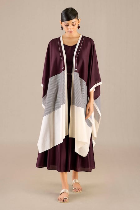 AMPM Aalia Chanderi Woven Cape 