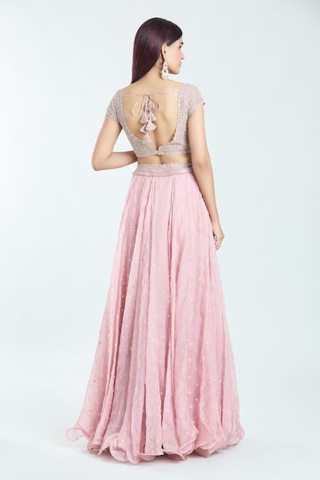 Anushree Reddy Apsara Embroidered Lehenga Set 