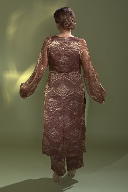 Aurul Floral Pattern Kuta Pant Set 