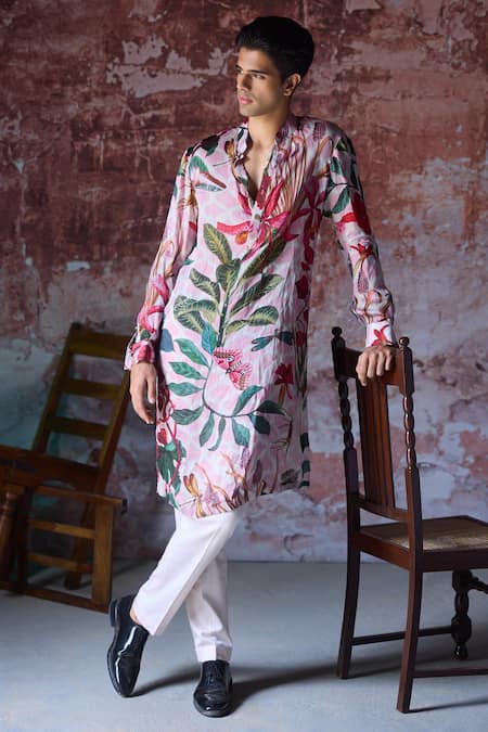 Mahima Mahajan Shaurya Botanic Garden Print Kurta With Pant 