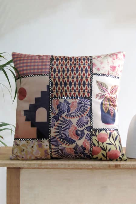 Mid July Home Geometric Print Cushion Cover 2 Pcs Set 