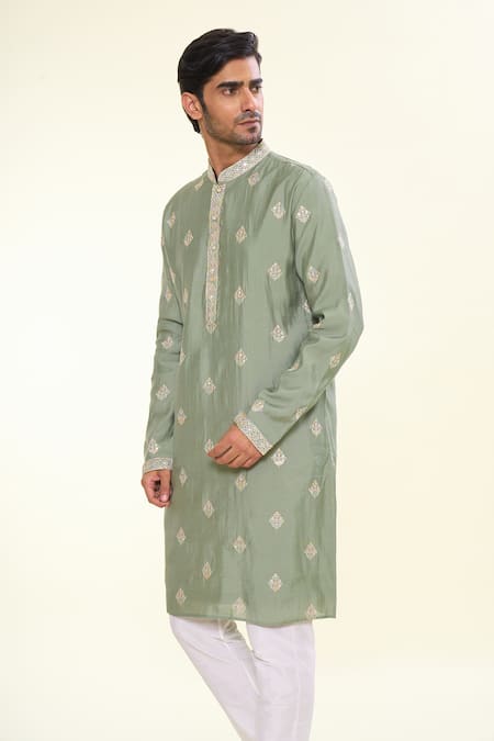 Arihant Rai Sinha Geometric Butta Embroidered Kurta 