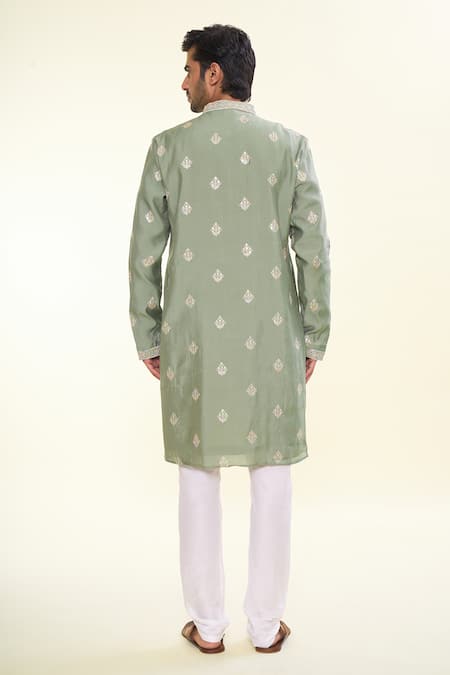 Arihant Rai Sinha Geometric Butta Embroidered Kurta 