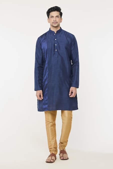 Arihant Rai Sinha Geomatric Patchwork Kurta With Churidar 