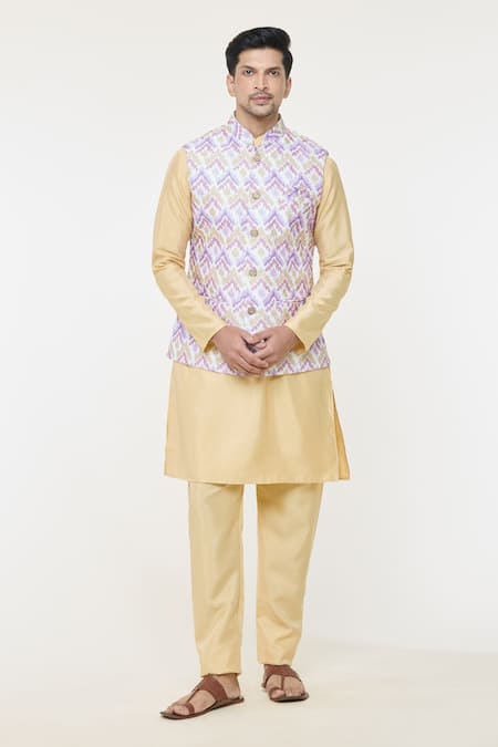 Arihant Rai Sinha Jaal Self Work Nehru Jacket 