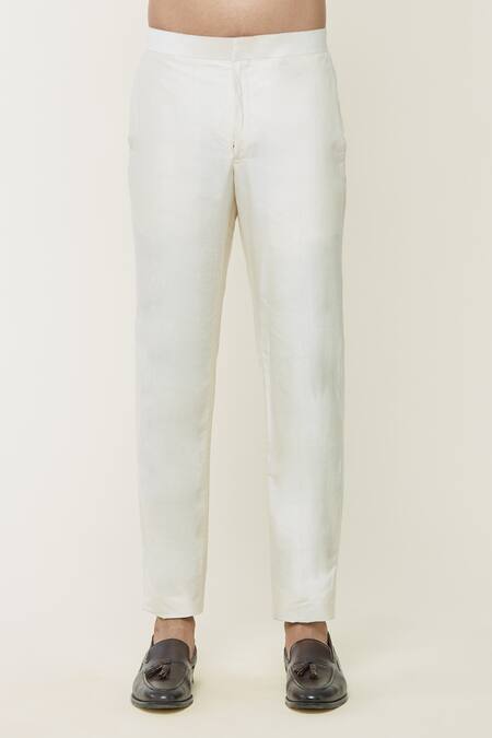 Buy_Arihant Rai Sinha_Green Silk, Pashmina Embroidery Geometric Border Print Sherwani Set 