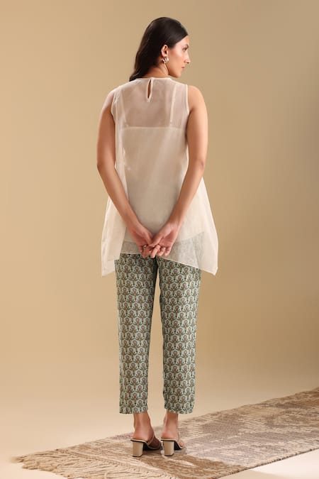 Soup By Sougat Paul Eraya Applique Embroidered Kurta & Pant Set