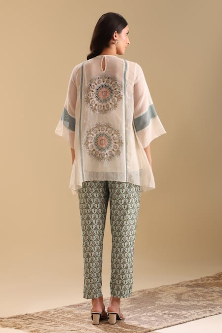 Soup By Sougat Paul Eraya Sequin Embroidered Kurta & Pant Set