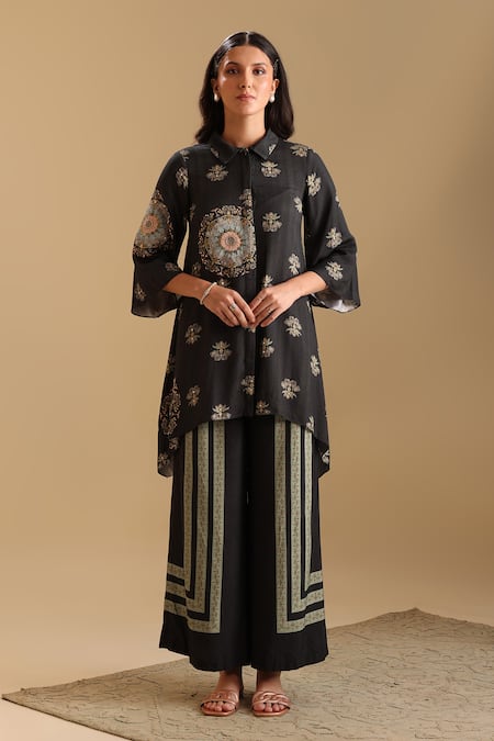 Soup by Sougat Paul Eraya Mandala Print Kurta With Pant 