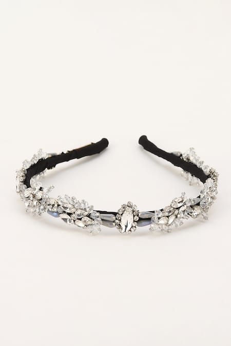 Born Flash Begonia Crytsal & Bead Work Hairband 