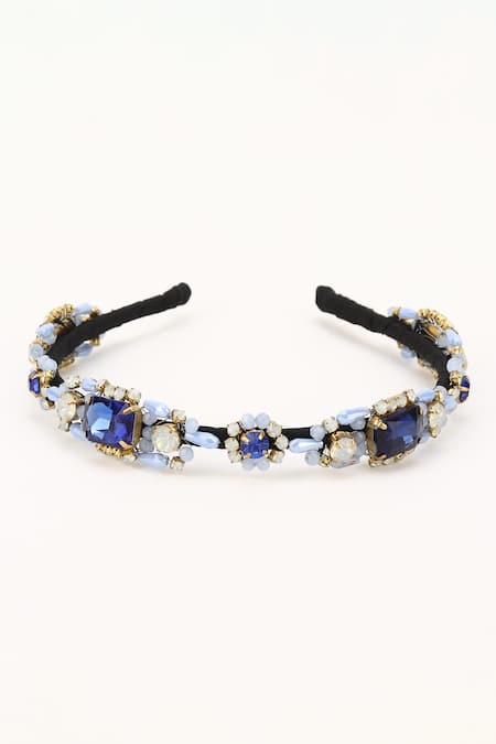 Born Flash Bluebell Crystal Embellished Hairband 
