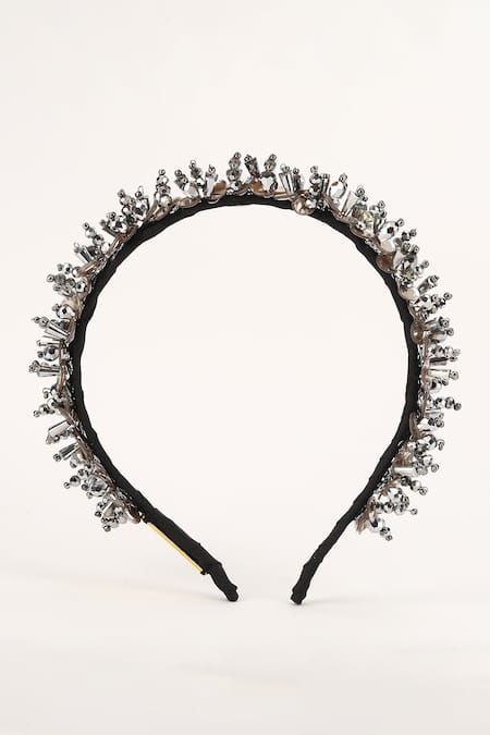 Born Flash Carnation Crystal Embellished Hairband 