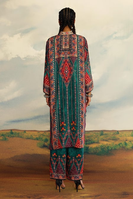 Rajdeep Ranawat Baaka Printed Asymmetric Kurta 