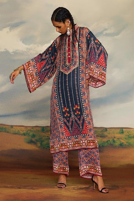 Rajdeep Ranawat Gayatri Printed Long Kurta 