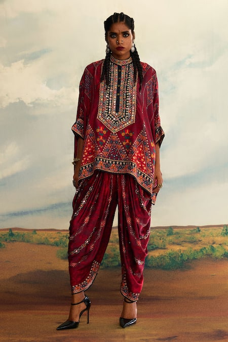 Rajdeep Ranawat Chanel Tribe Vibe Print & Embroidered Short Tunic 