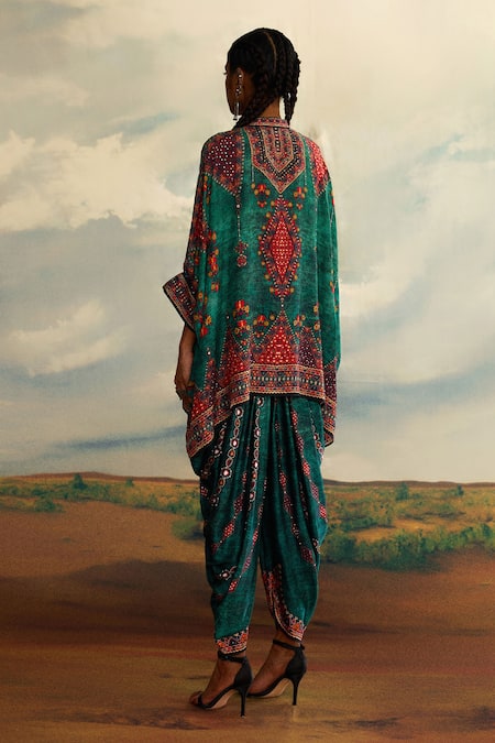 Rajdeep Ranawat Chanel Phool Jahan Print & Embroidered Tunic 