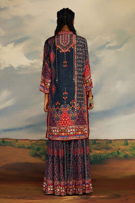 Rajdeep Ranawat Radha Printed Straight Kurta 