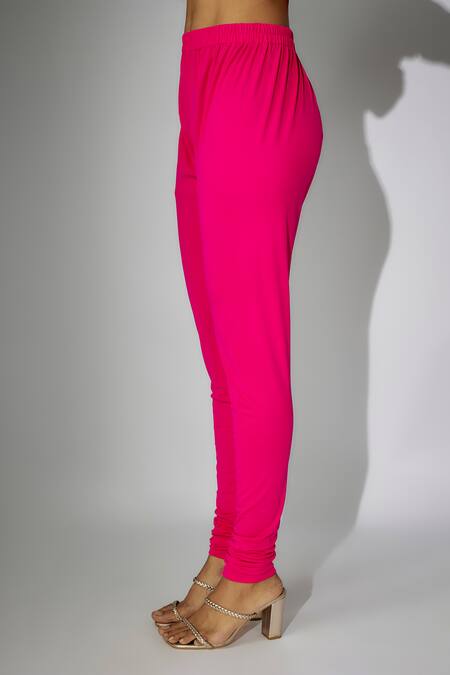 Shop_Nadima Saqib_Pink Georgette, Chanderi, Organza Zari, Zardosi Angarkha Anarkali With Dupatta _Online_at_Aza_Fashions