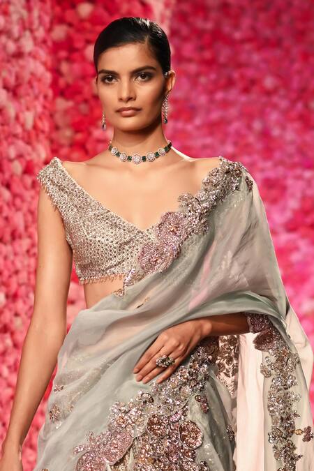 Dolly J Gabrielle Raw Silk Embroidered Lehenga Set 