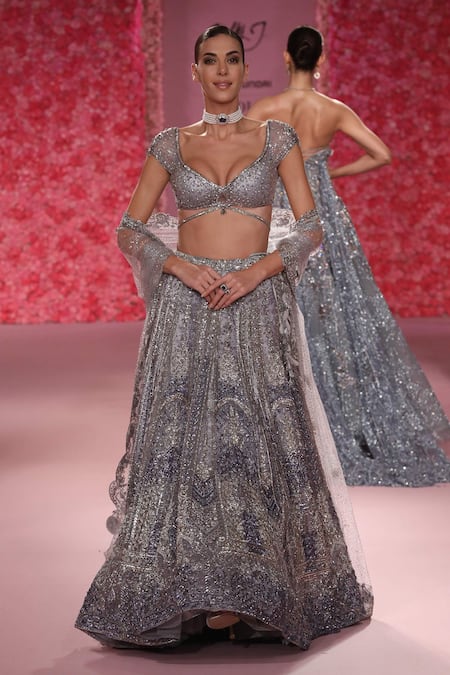 Dolly J Sabine Crytsal Embellished Lehenga Set 