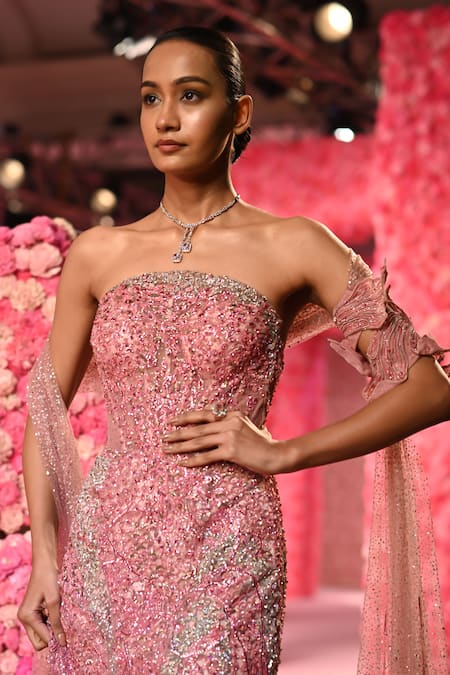 Dolly J Francoise Bead Embroidered Cape With Cape 