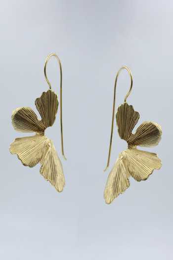 Heena Mittal Fiore Needle Thread Stud Earrings 